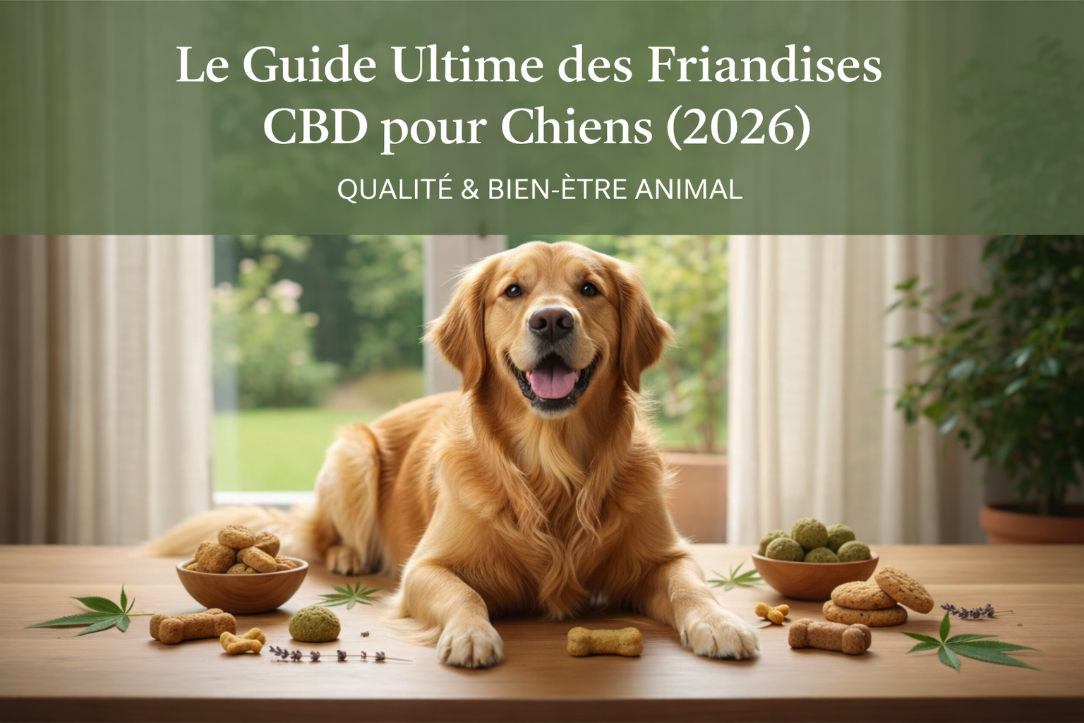 Friandises au CBD pour chiens : sécurité, composition et précautions vétérinaires