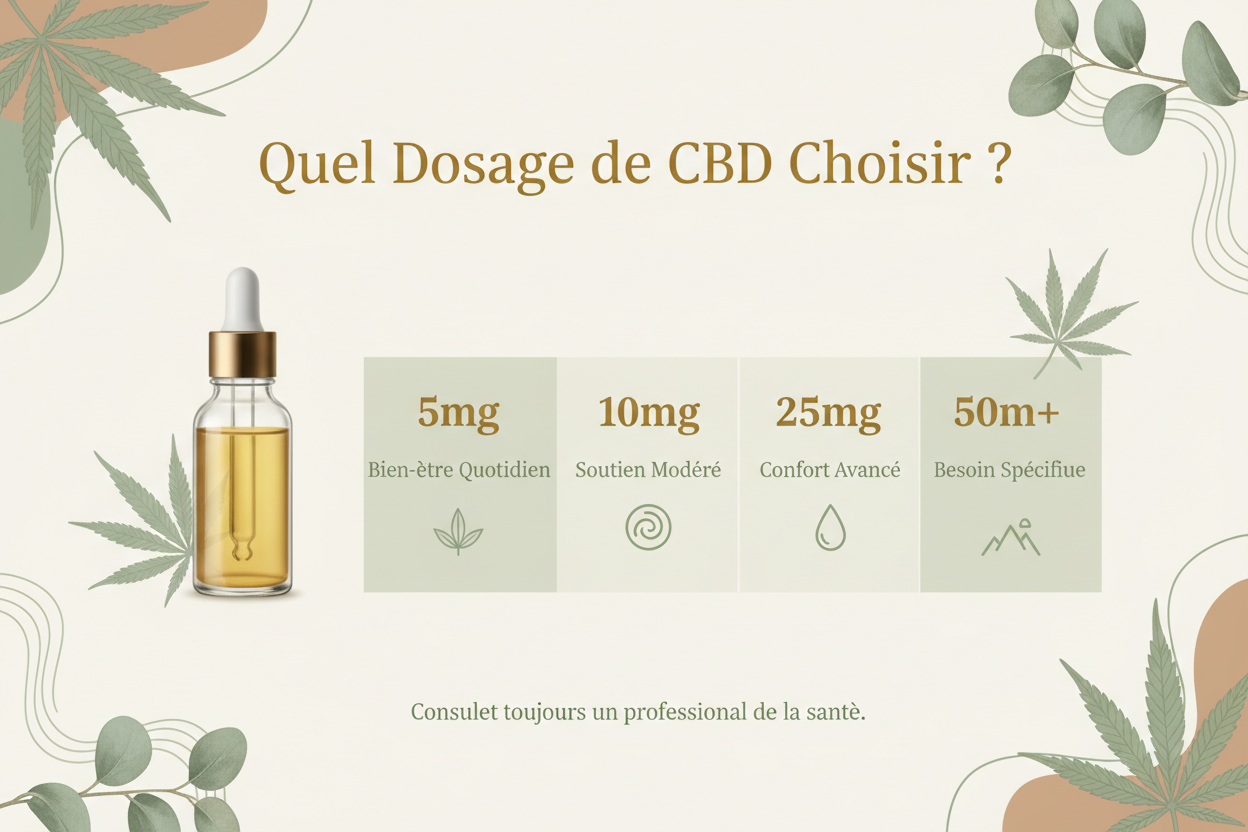 Quel Dosage de CBD Choisir ? Guide Complet 2026