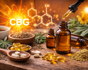 Produits CBG pour concentration et énergie effet stimulant naturel focus mental Herbeevor