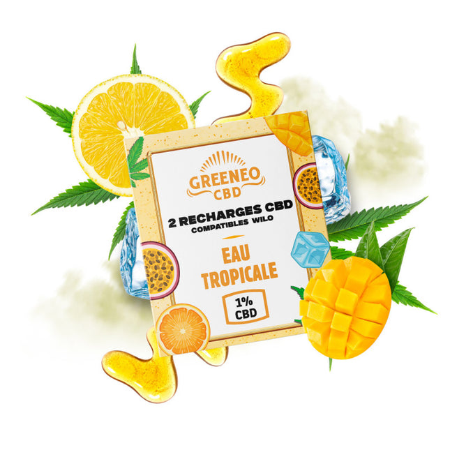 Cartouches x2 L’Eau Tropicale – Wilo × Greeneo — 2 cartouches · 2 ml