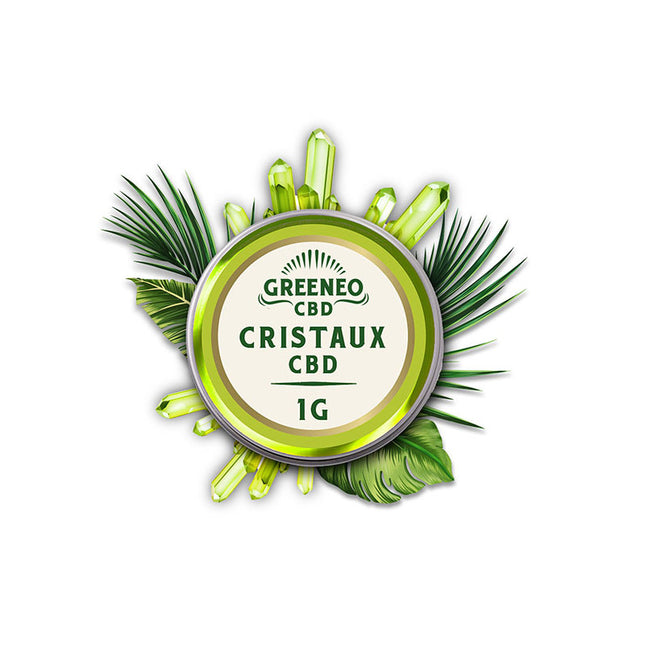 Cristaux CBD 99 % – Greeneo — 1 g