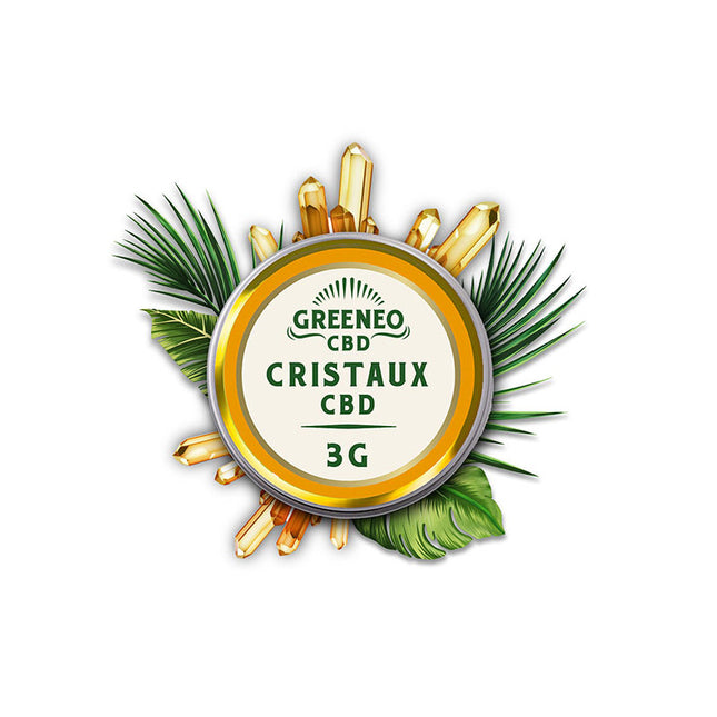 Cristaux CBD 99 % – Greeneo — 3 g