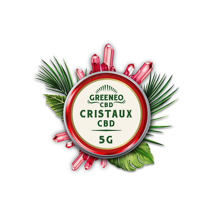 Cristaux CBD 99 % – Greeneo — 5 g