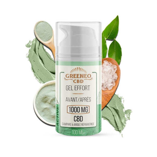 Gel Effort CBD 1000 mg – 100 ml – Greeneo — 100 ml