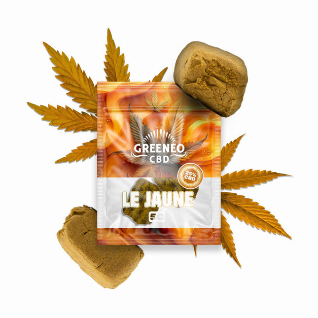 Le Jaune 25 % – Résine CBD – Greeneo — 5 g