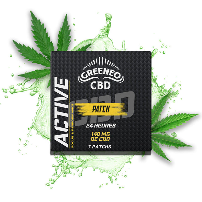 Patchs CBD 24 h – Boîte de 7 – Greeneo — 7 patchs