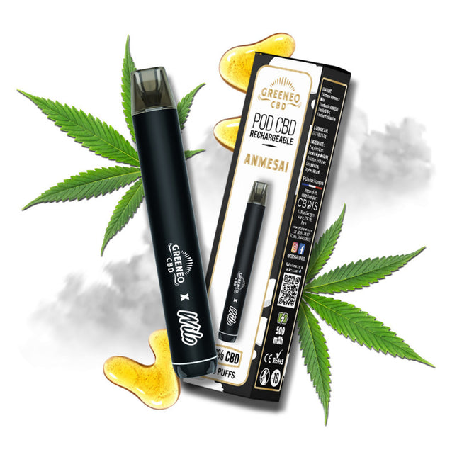 Pod rechargeable Anmesai – Wilo × Greeneo — Kit + 1 cartouche