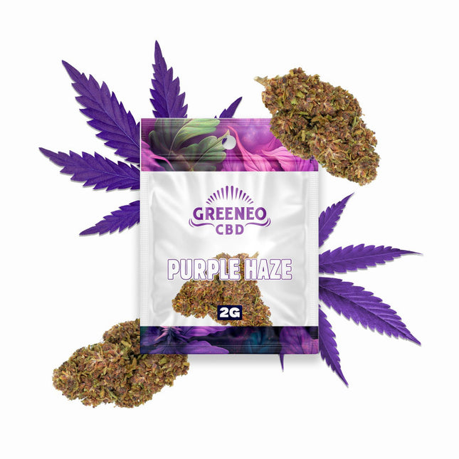 Purple Haze 10 % – Fleur CBD – Greeneo — 2 g