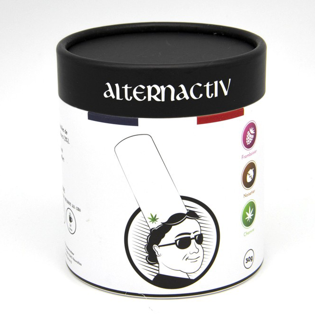 Alternactiv – Natürlicher Himbeer-, Haselnuss- und Hanfaufguss (30 g) – Nikotinfreier Ersatz