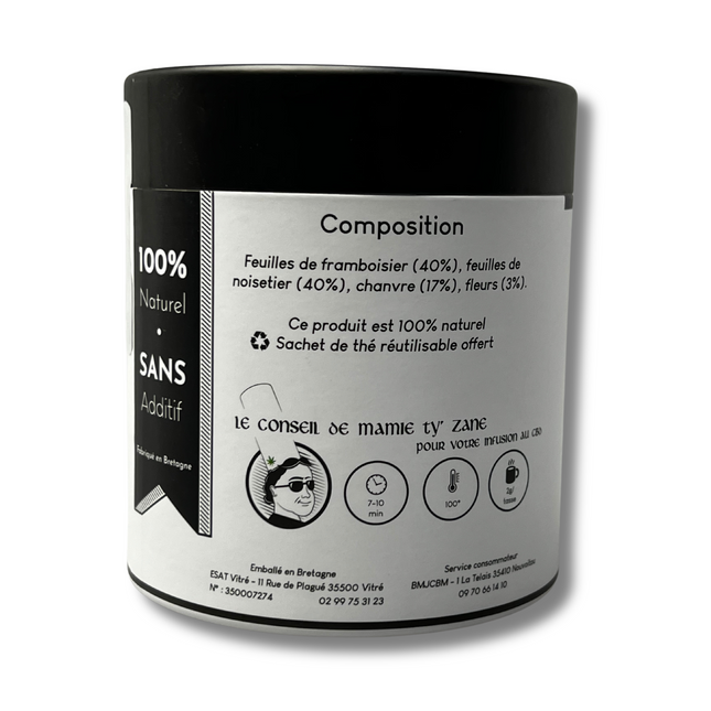 Alternactiv – Natürlicher Himbeer-, Haselnuss- und Hanfaufguss (30 g) – Nikotinfreier Ersatz